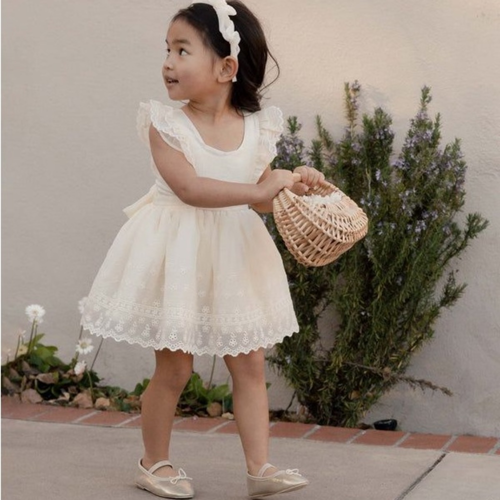 NWT Noralee Provence Dress in Ivory without bodysuit 4T